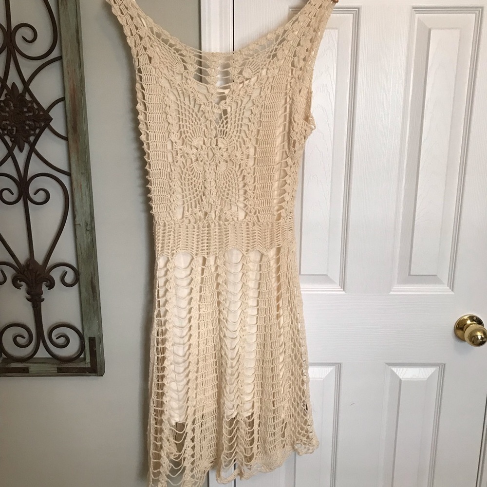 Free people crochet dress